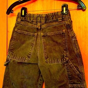 Arizona gray size 8 carpenter jeans adjustable waist boy’s denim 6 pockets VGUC